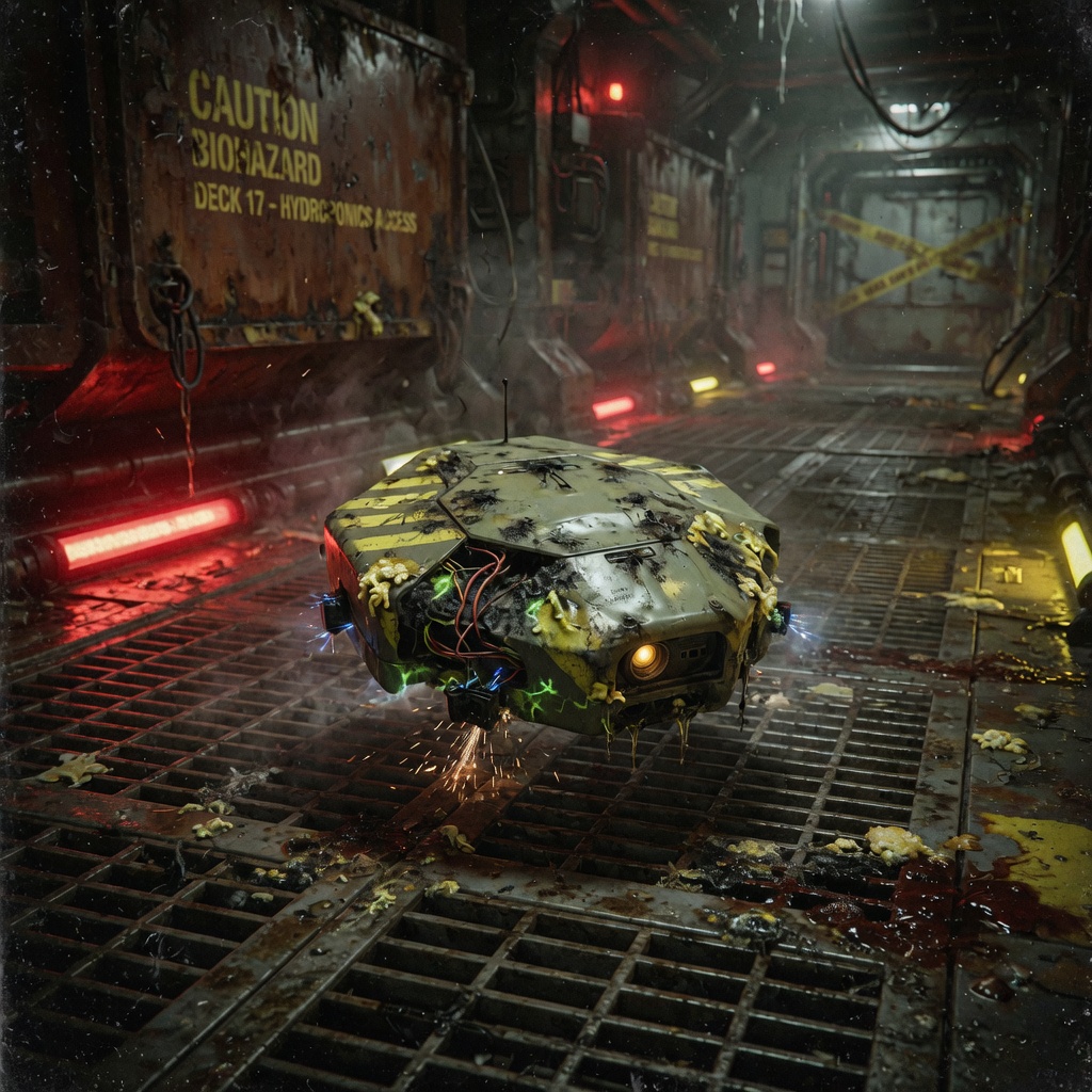 Corrupted maintenance drone